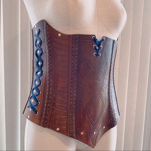 One of a Kind Leather Corset!